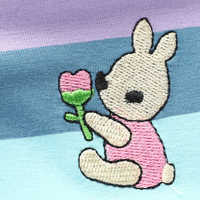 Thumbnail for RainbowBabe – Fresco e colorato – Abito polo per bambinas