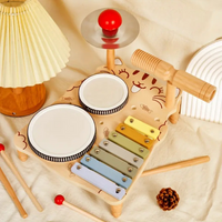 Thumbnail for Woods – Musicale ed educativo – Batteria in legno per bambini piccoli