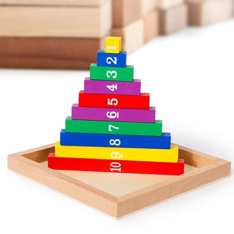 TinyMath – Istruttivo ed educativo – Tavola di calcolo in legno con i numeri