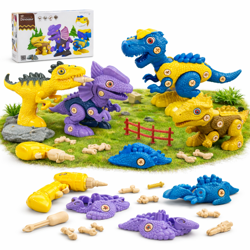 JurassicDrill – Cool & Giocoso – Set fai da te Dino