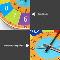Thumbnail for ChildrenTime – Indipendente e silenzioso - Orologio da parete educativo per bambini