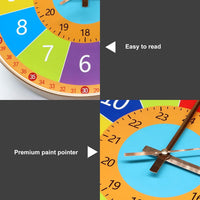 Thumbnail for ChildrenTime – Indipendente e silenzioso - Orologio da parete educativo per bambini