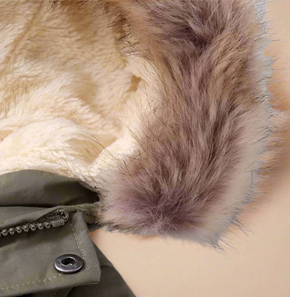 CozyTrend – Elegante e caldo – Parka invernale con collo di pelliccia