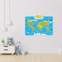 Thumbnail for LittleExplorers – Imparare e giocare – Mappa mondiale degli animali