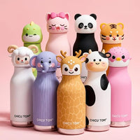 Thumbnail for AnimalSip – Carino e pratico – Borraccia termica in acciaio inossidabile per bambini con stampa di animaletti