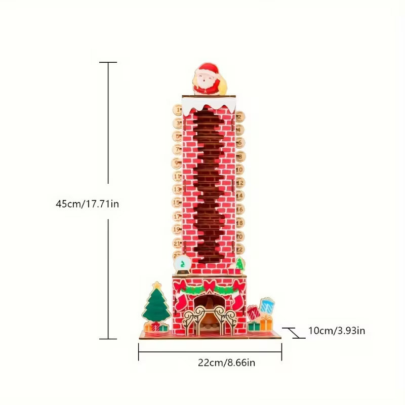 SantaCountdown – Festoso e interattivo – Calendario dell'Avvento di 24 giorni