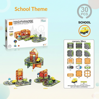 Thumbnail for Magnetic Road Blocks – Creativo e istruttivo – Kit di costruzione «Strade magnetiche»