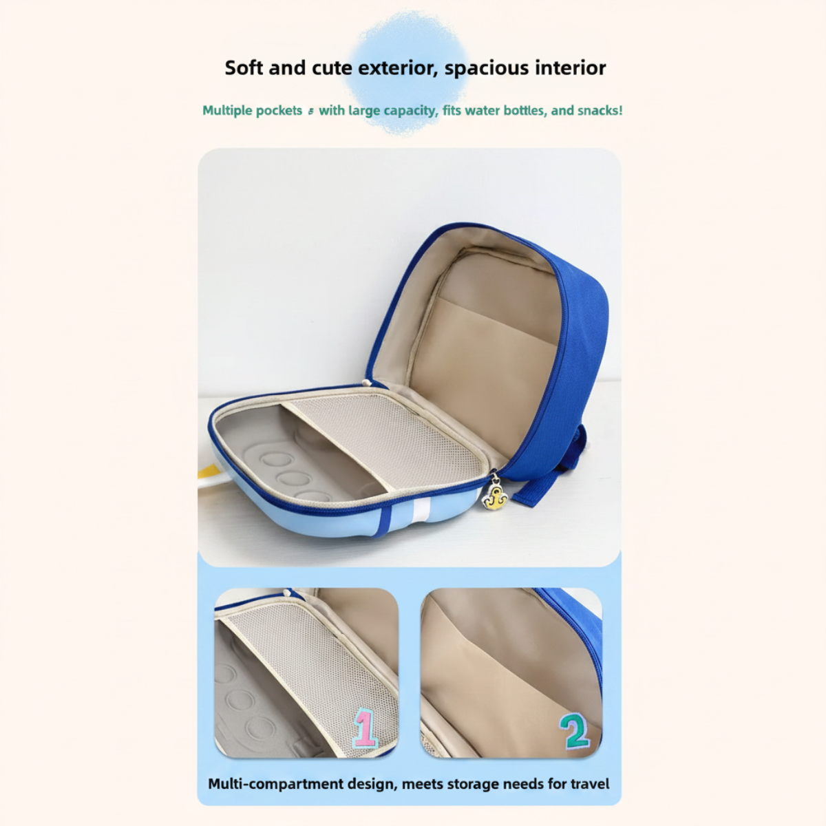 LittleCaptain – Divertente e pratico – Zaino Captain