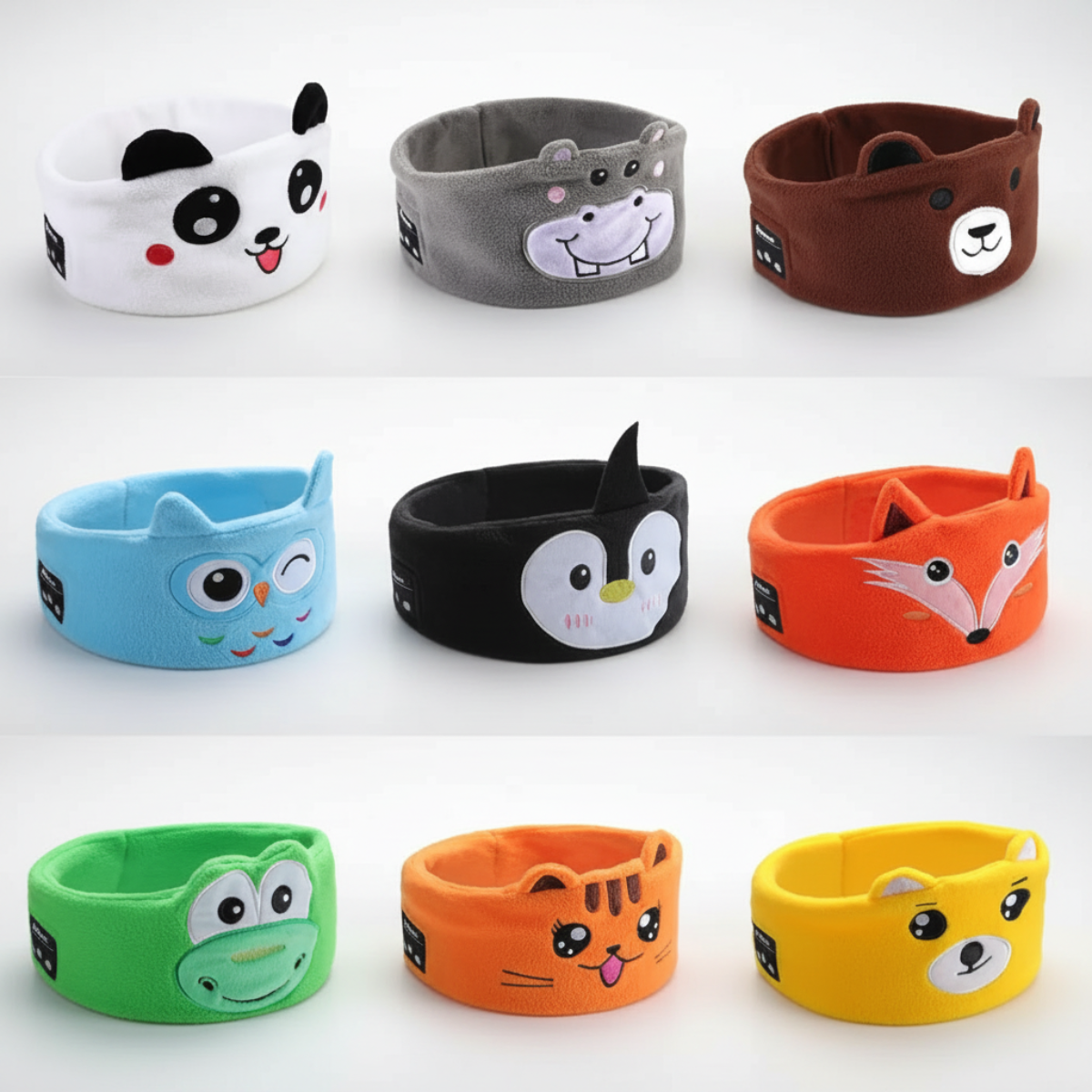 SilentRhythm – Maschera per dormire musicale e con animali – Maschera per gli occhi wireless con Bluetooth