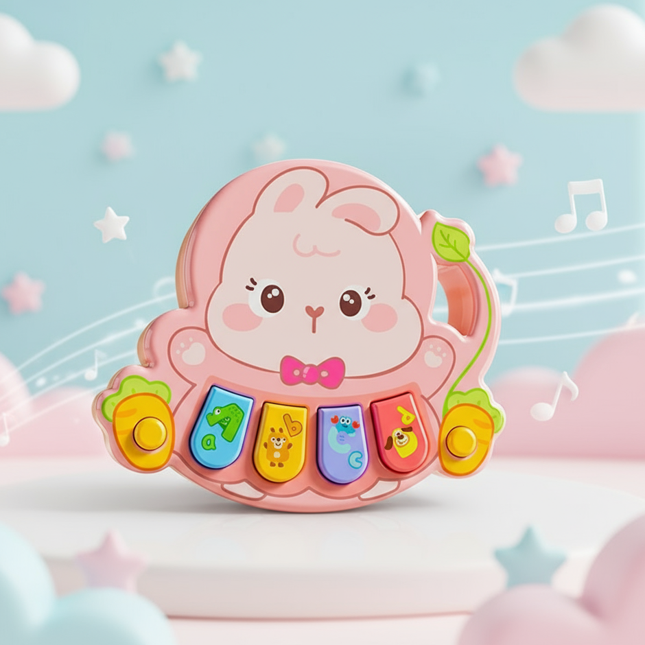 KinderKeys– Educativo e divertente – Pianoforte musicale con animali