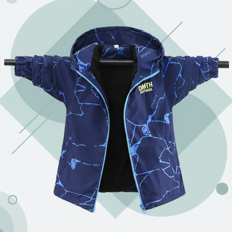 Reversible Kids Jacket – Impermeabile e antivento – Giacca leggera