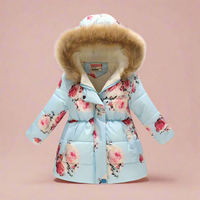 Thumbnail for CozyTrend – Elegante e accogliente – Cappotto invernale imbottito per bambine