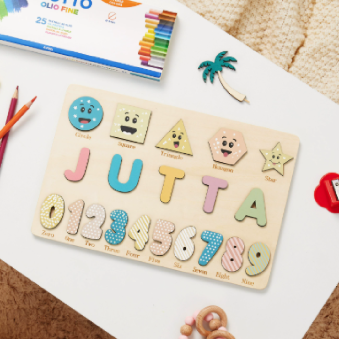 Woods™ - Una tavola con il tuo nome! - Puzzle con lettere