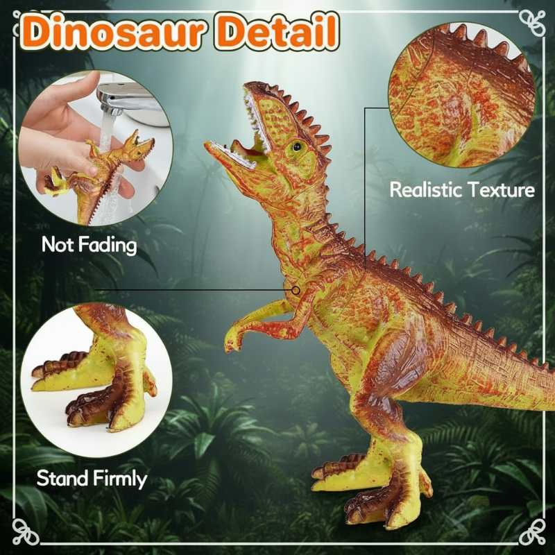 DinoWorld – Creativo e realistico – Set di gioco “Testa di dinosauro”