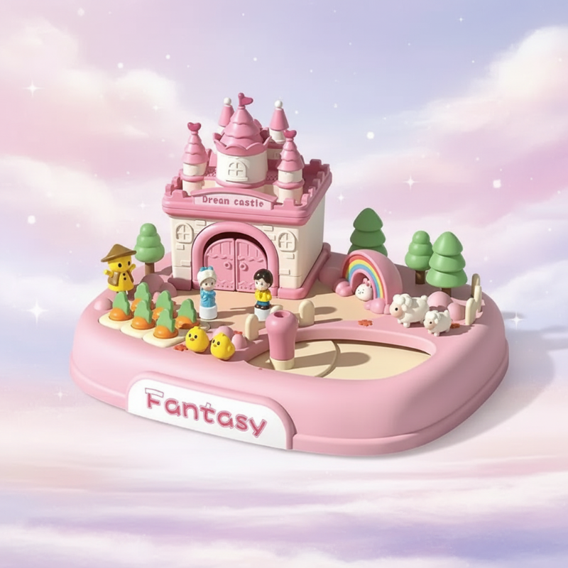 Magnetic Princess Castle – Creativo e magico – Set da gioco con casa delle bambole magnetica