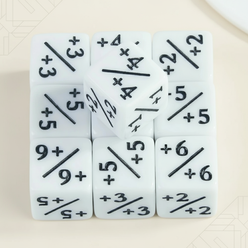 RollSmart – Divertente e istruttivo – D6 Dadi per giochi di carte