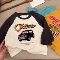 Thumbnail for LittleRetro – Grintoso e alla moda – Maglia a maniche lunghe per bambini con stampa grafica