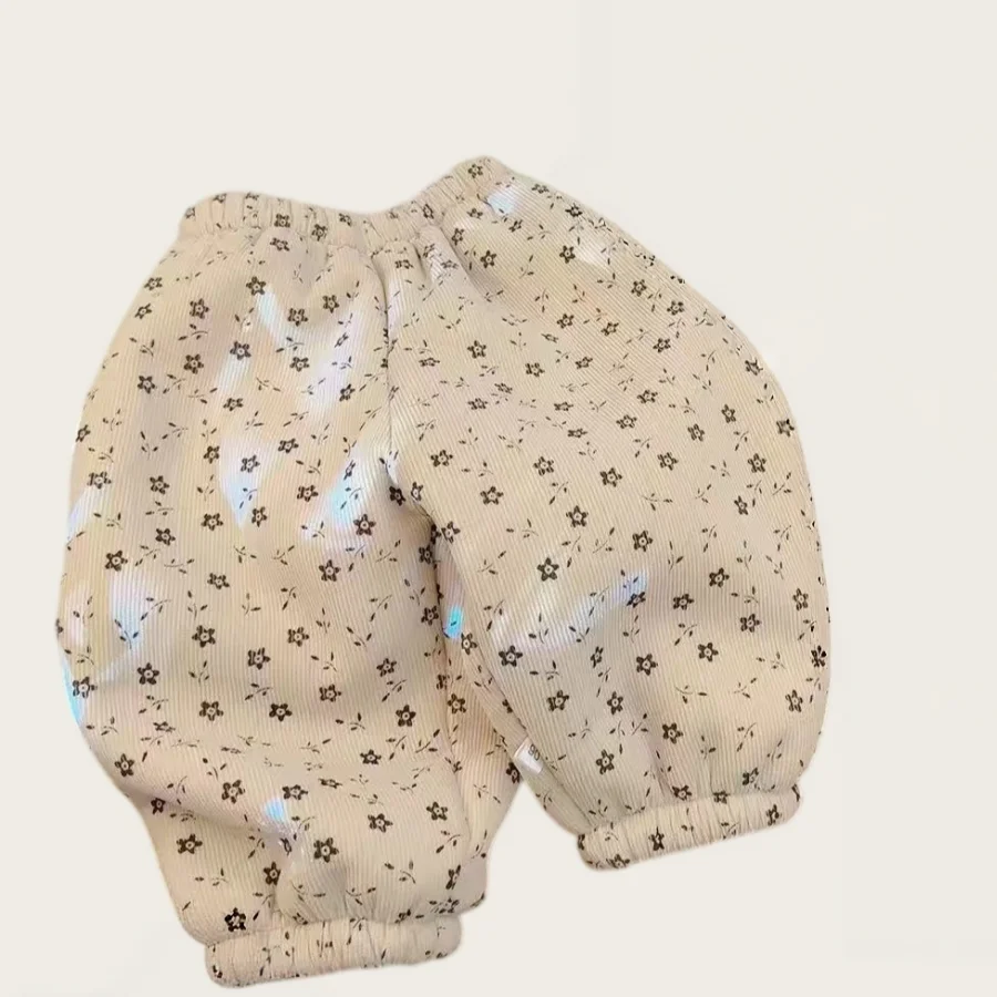 MiniTrousers – Caldo e morbido – Pantaloni da bambino in velluto a coste con fodera in pile