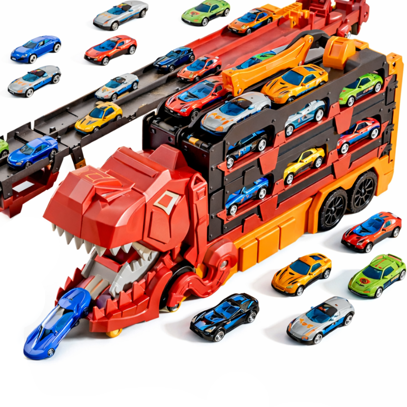 JurassicTruck™ – Robusto e divertente – Carrello pieghevole per il trasporto di dinosauri