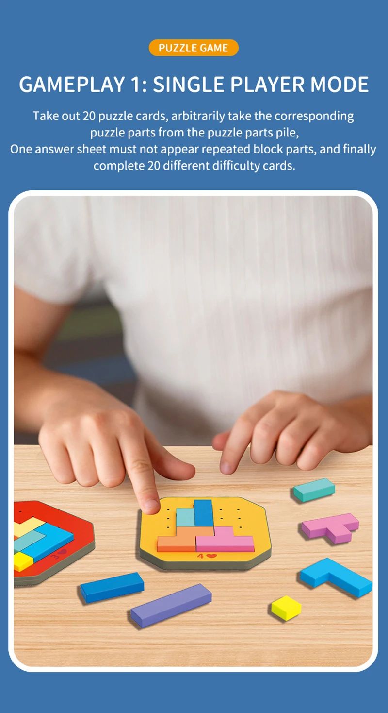 Logic Blocks™ – Colore e creatività – Puzzle geometrici
