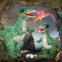 Thumbnail for MegaDino – Avventuroso e interattivo – Dinosauro gonfiabile telecomandato