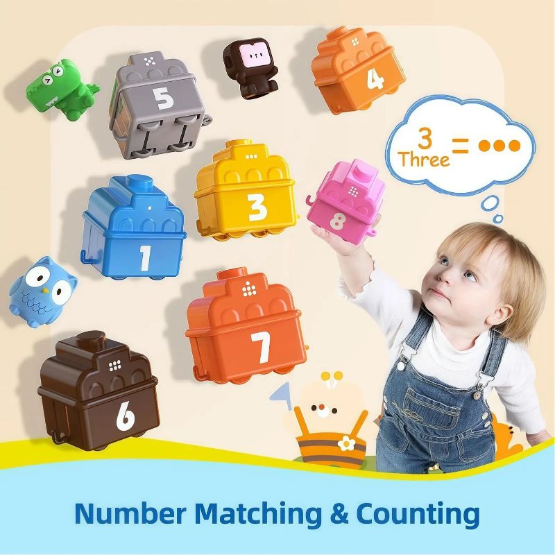 SmartTrain – Educativo e divertente – Set di trenini giocattolo per bambini