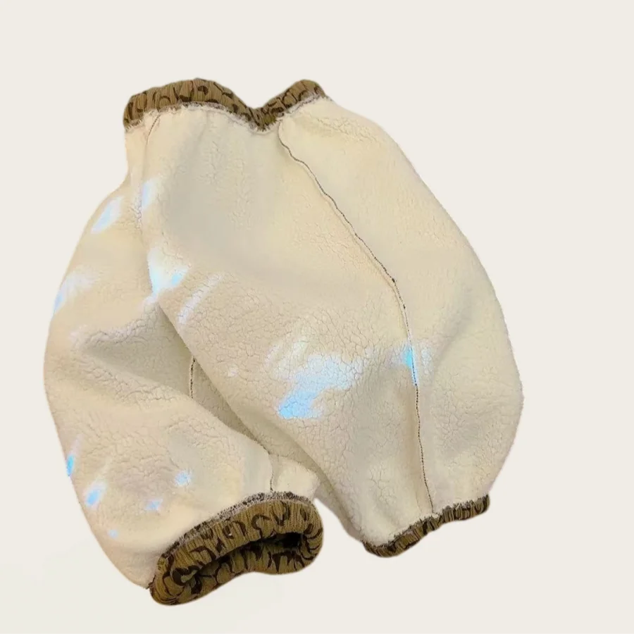 MiniTrousers – Caldo e morbido – Pantaloni da bambino in velluto a coste con fodera in pile