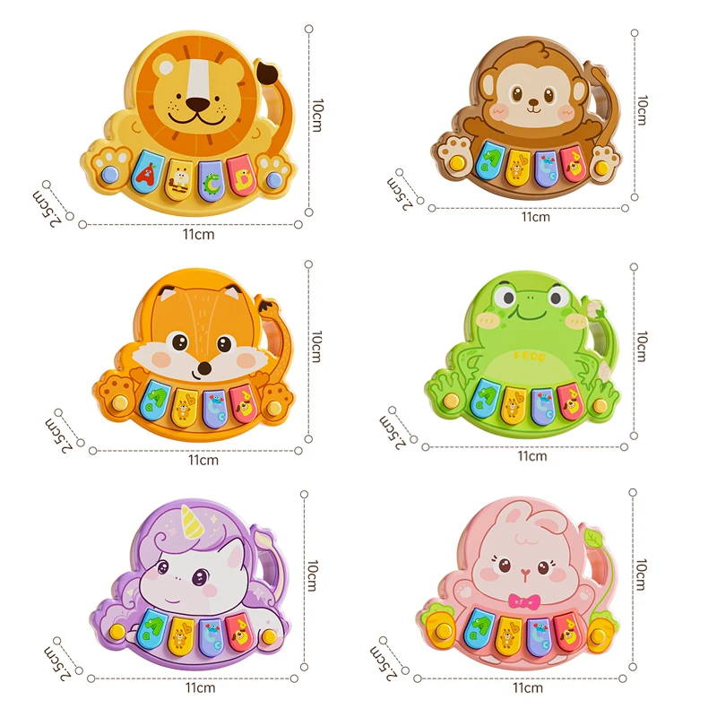 KinderKeys– Educativo e divertente – Pianoforte musicale con animali