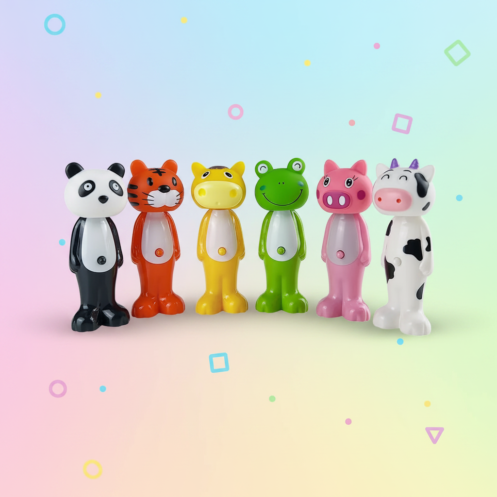 TinyTeeth – Divertente e carino – Spazzolino da denti per bambini a forma di animaletto