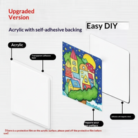 Thumbnail for FridgeArt – Creativo e personale – Set di magneti in acrilico fai da te per il frigorifero