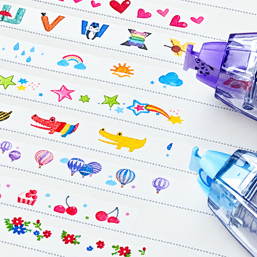 DoodleTape – Rotolo di nastro decorativo per journaling e lavoretti creativi
