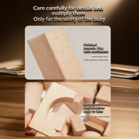 Thumbnail for BlockyFun – Creativo ed educativo – Set di blocchi da costruzione in legno da 100 pezzi