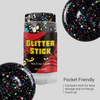 Thumbnail for GlitterPop – Scintillante e festoso – Stick glitterato di Halloween per viso, capelli e corpo