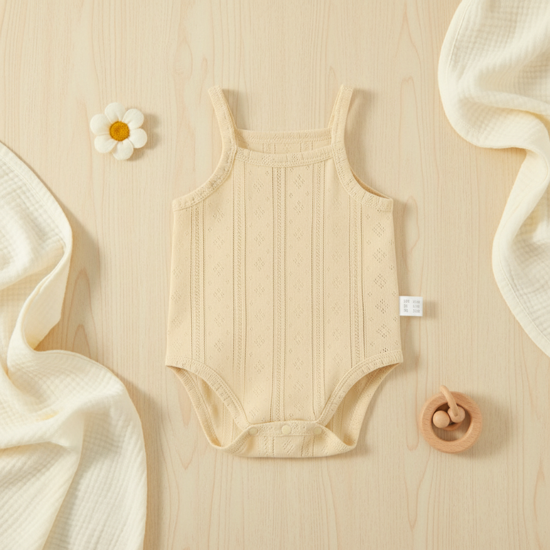Summer Bodysuit – Leggero e confortevole – Body in maglia per neonati