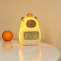 Thumbnail for CappyClock – Carino e multifunzionale – Sveglia digitale per bambini con lucina notturna