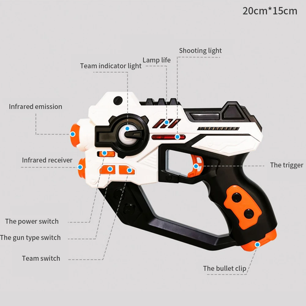 TargetPro – Competitivo e avventuroso – Set per battaglia laser con pistole