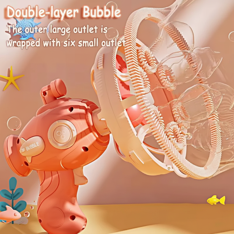 HappyBubbles – Divertente e sicuro – Pistola a bolle per bambini