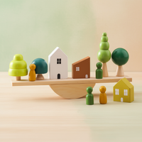 Thumbnail for Wooden Forest Blocks – Creatività e sviluppo – Set di blocchi da impilare in legno