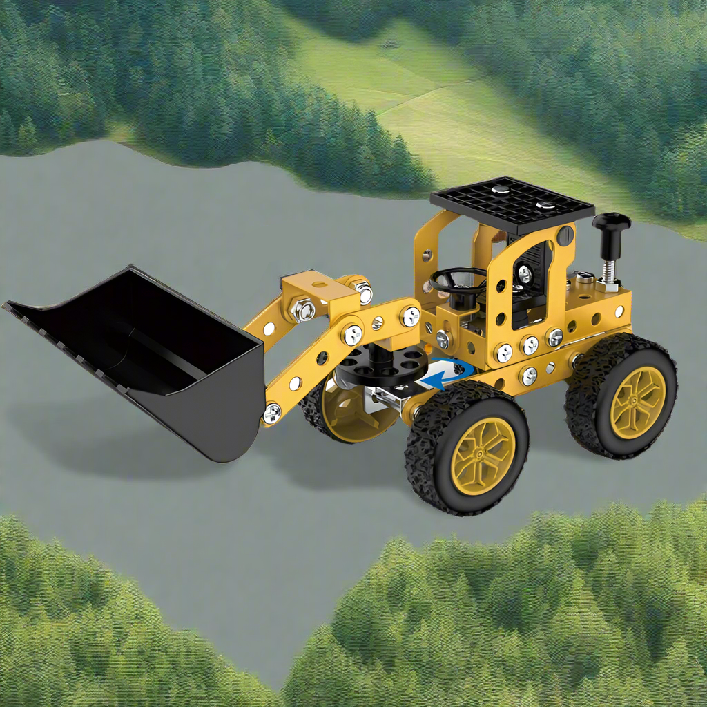 MetalBuild – Robusto ed educativo – Set di veicoli da costruzione