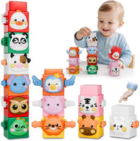 Thumbnail for StackAnimals – Divertente ed educativo – Set di gioco con animali impilabili