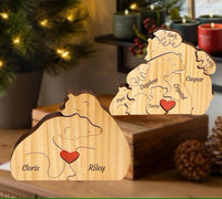 Thumbnail for Family Puzzle™ – Regalo personalizzato per la Festa della Mamma con una famiglia di orsacchiotti
