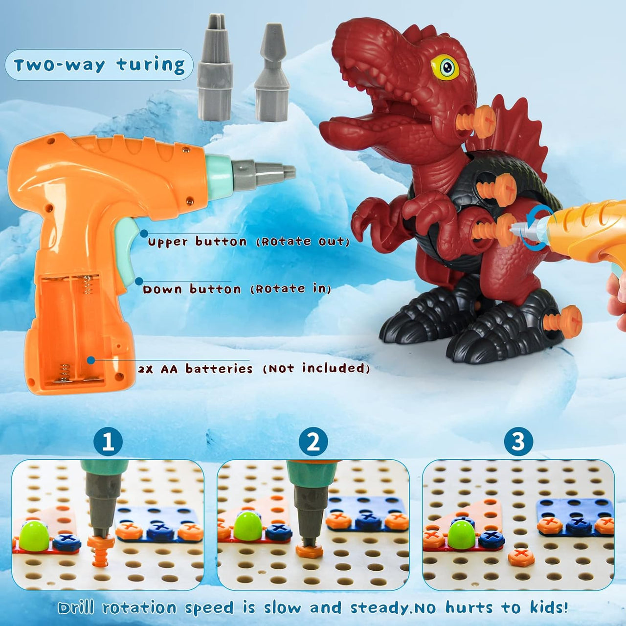 Little Dino Toolbox™ - Costruisci e smonta - Gioco di costruzioni con dinosauri