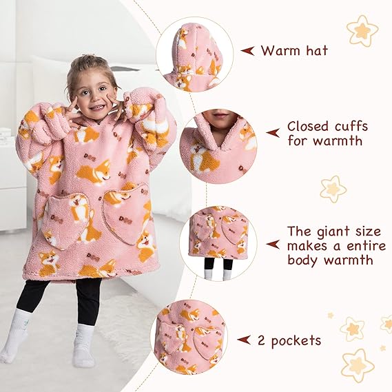 HappySnug – Carina e comoda – Copertina per bambini con cappuccio