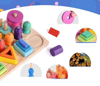 Thumbnail for Pesca colorata - Creativo ed educativo - Gioco di pesca in legno