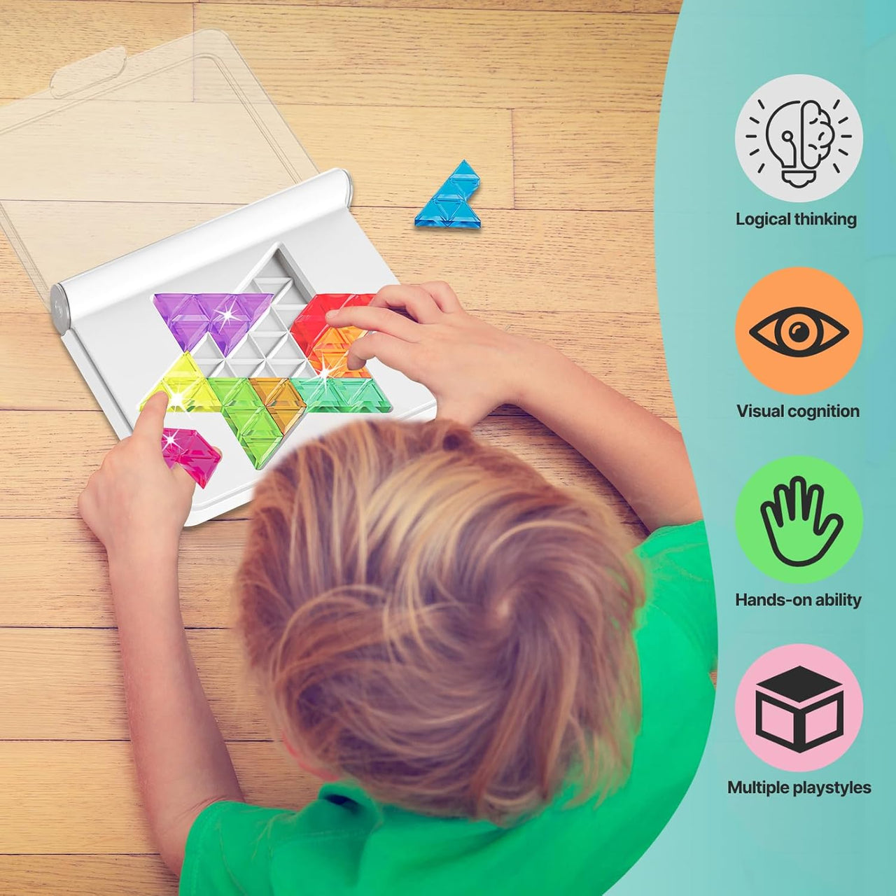 LogicStar – Creativo e istruttivo – Gioco da tavolo puzzle