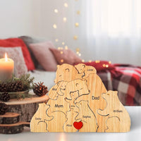 Thumbnail for Family Puzzle™ – Regalo personalizzato per la Festa della Mamma con una famiglia di orsacchiotti