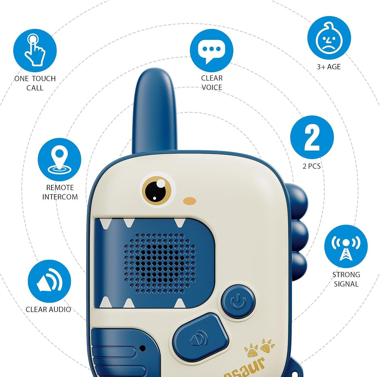 Dino Talk - Avventura e divertimento - Walkie-talkie Dino