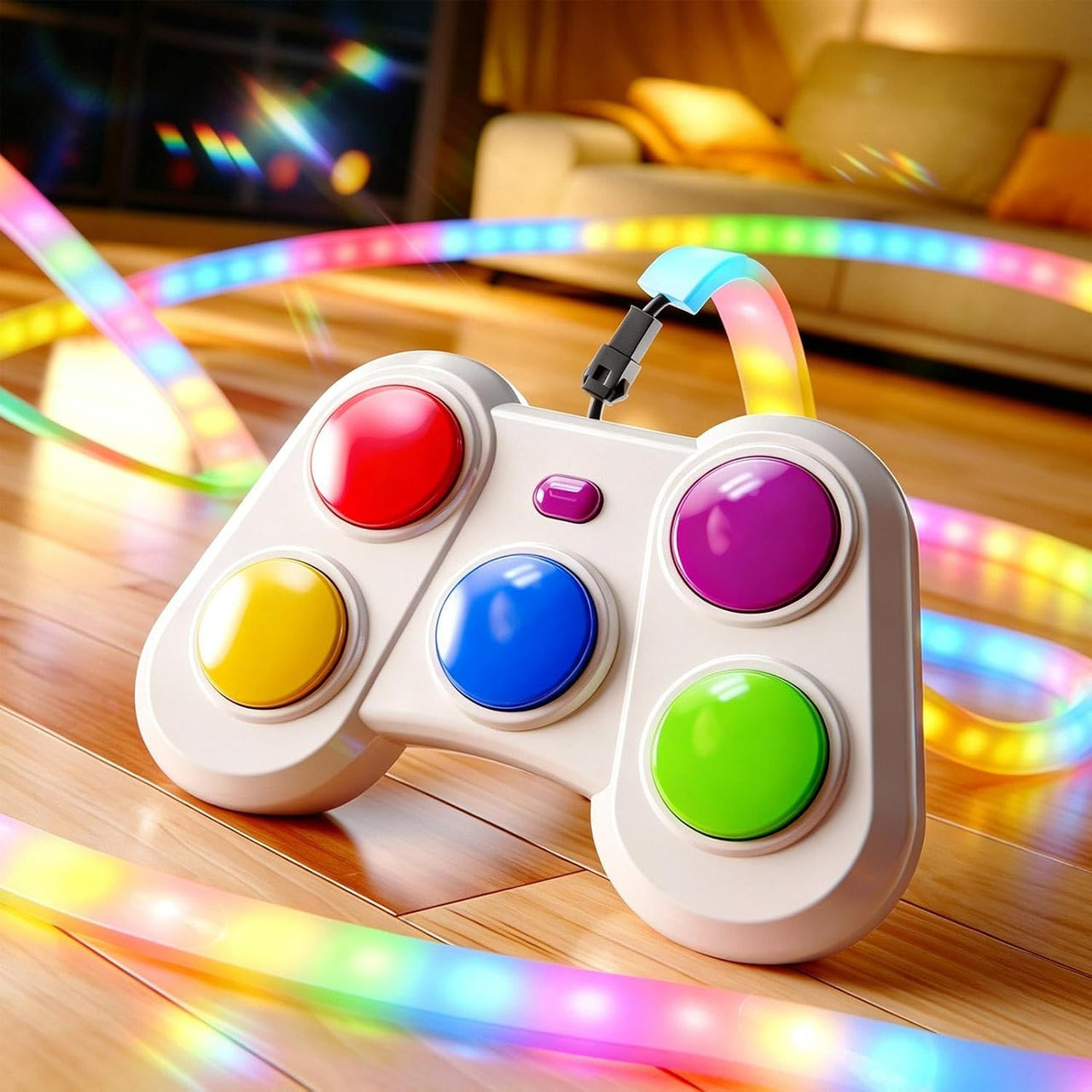 ColorRush – Divertente e stimolante – Gioco di reazione luminoso con pulsanti colorati