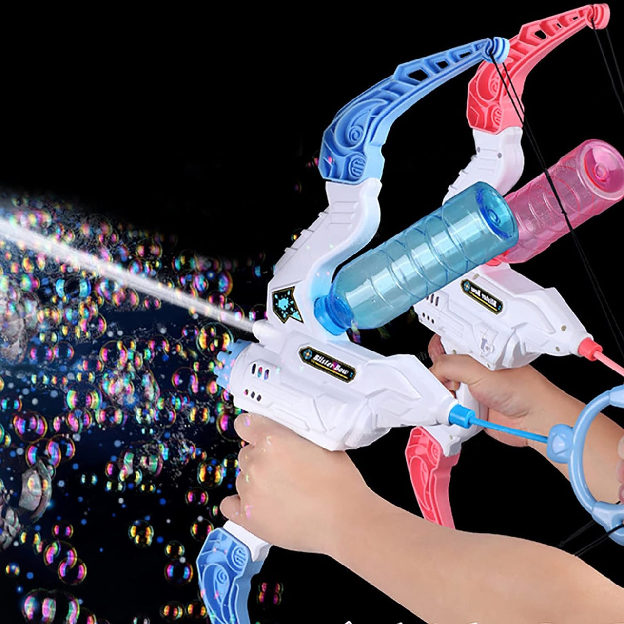 TrendyToys – Attivi e creativi - Soffiatore di bolle a fiocco 2 in 1