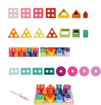 Thumbnail for Pesca colorata - Creativo ed educativo - Gioco di pesca in legno